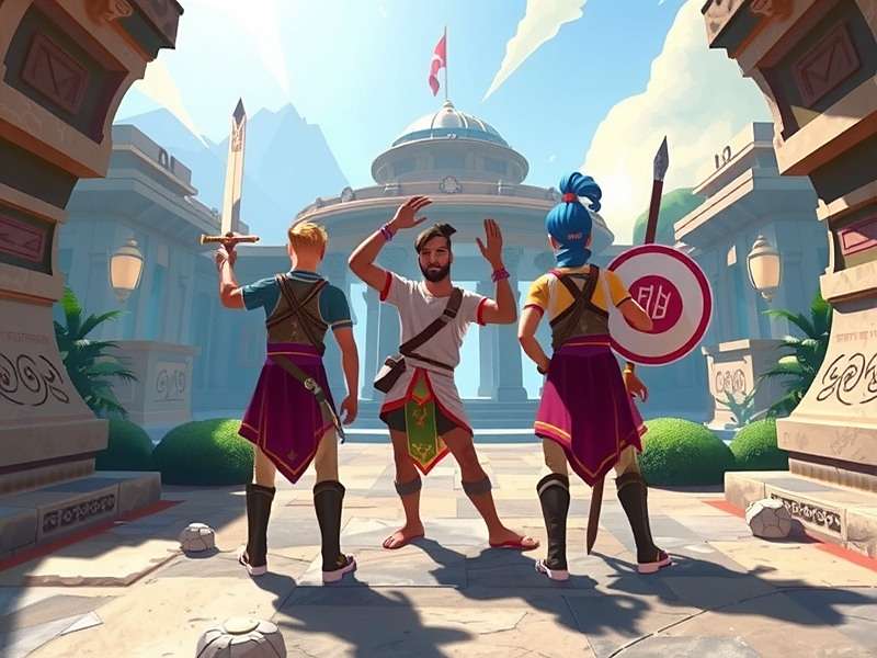 Temple Odyssey Multiplayer Mode showing players teaming up